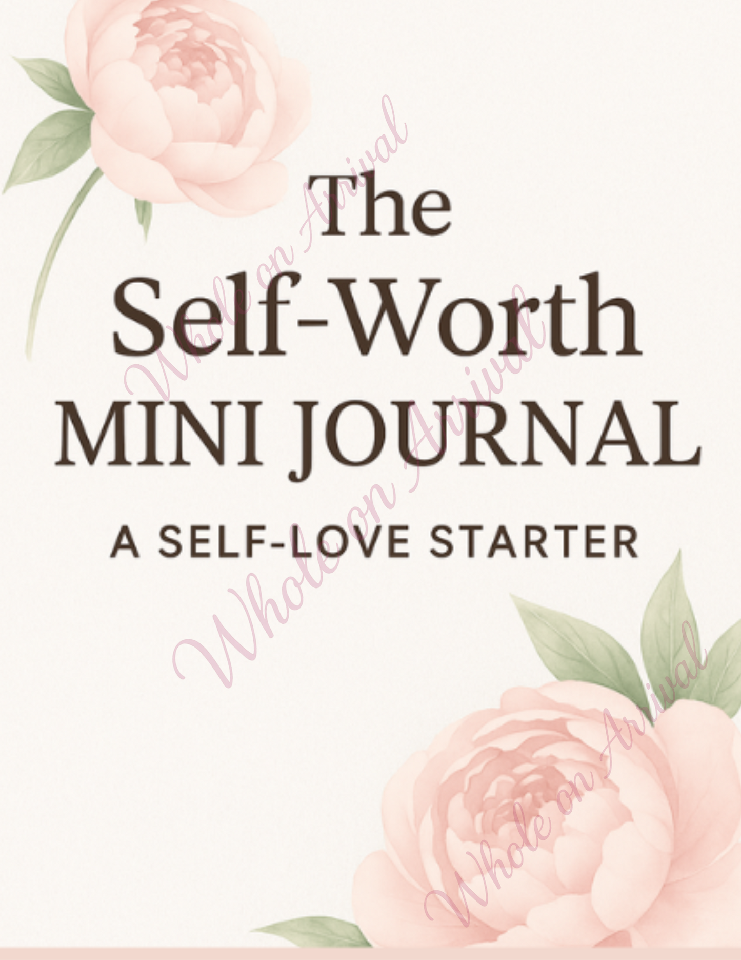 Self-Worth Mini Journal for Women | 40-Page Digital Healing Workbook | Self-Love Printable | Emotional Wellness Journal PDF