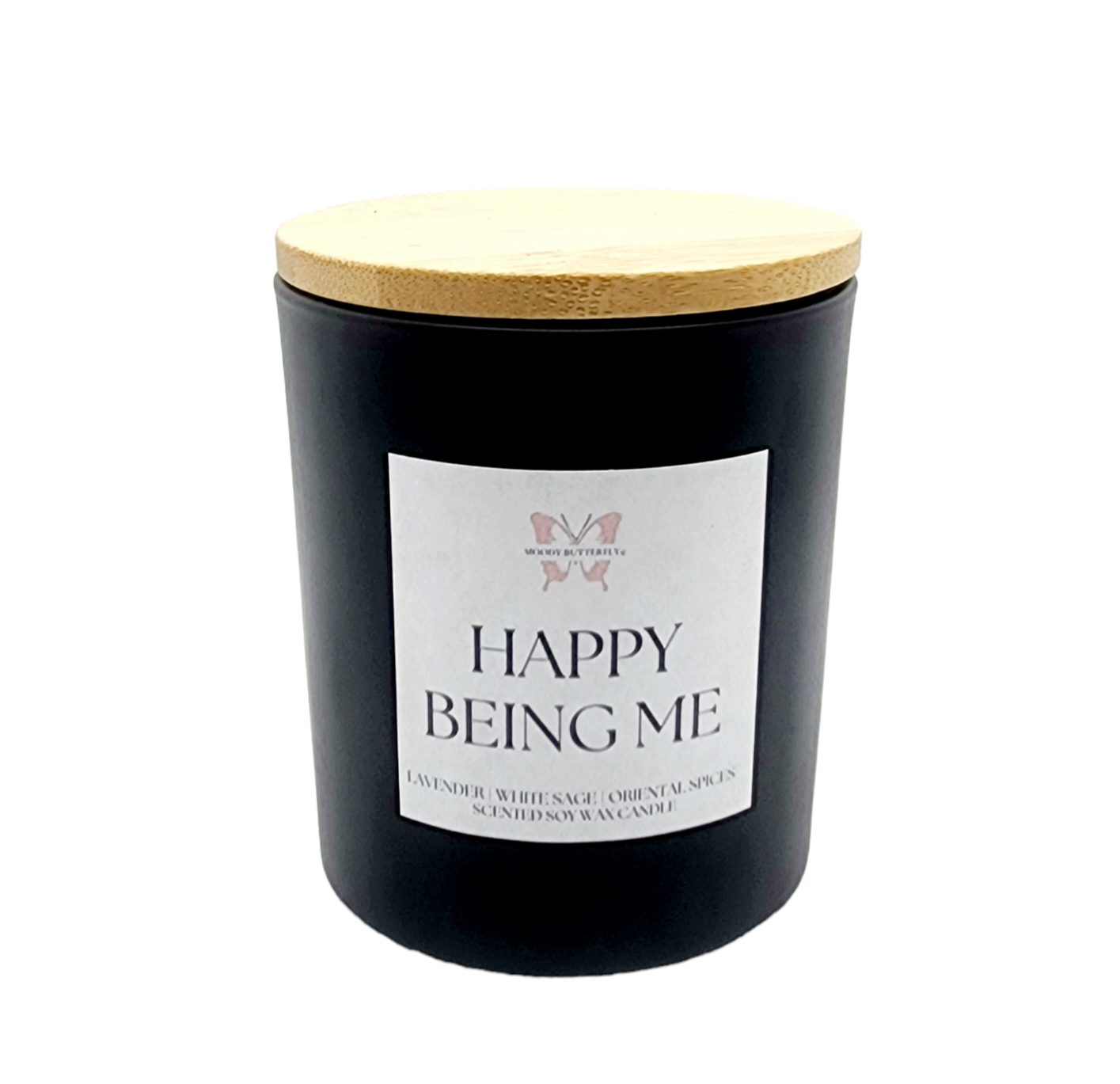 Happy Being Me, 8oz Scented Soy Wax Candle | Empowerment