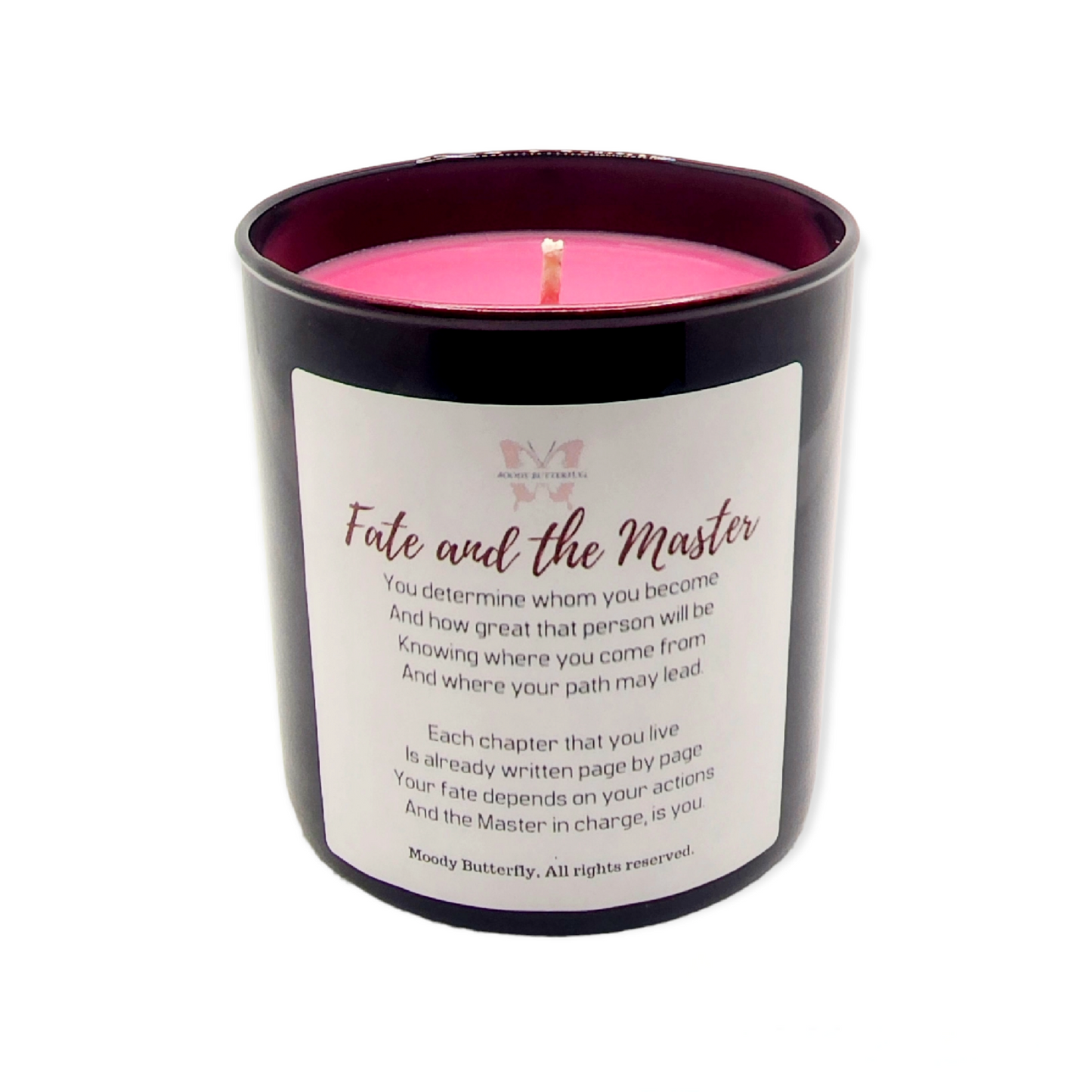 My Fate, Empowerment Candle (Verses and Scents Collection)