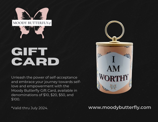 Moody Butterfly Gift Card