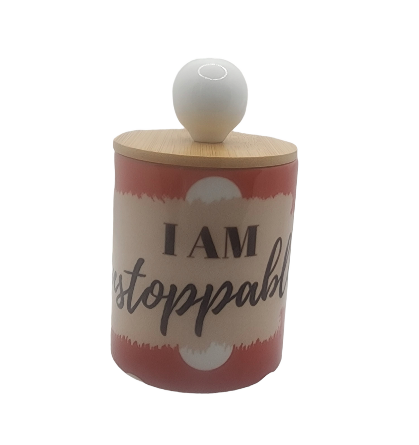 I Am UNSTOPPABLE, 10oz Self-Acceptance Soy Wax Candle | Empowerment Candle | Self-Love Candle