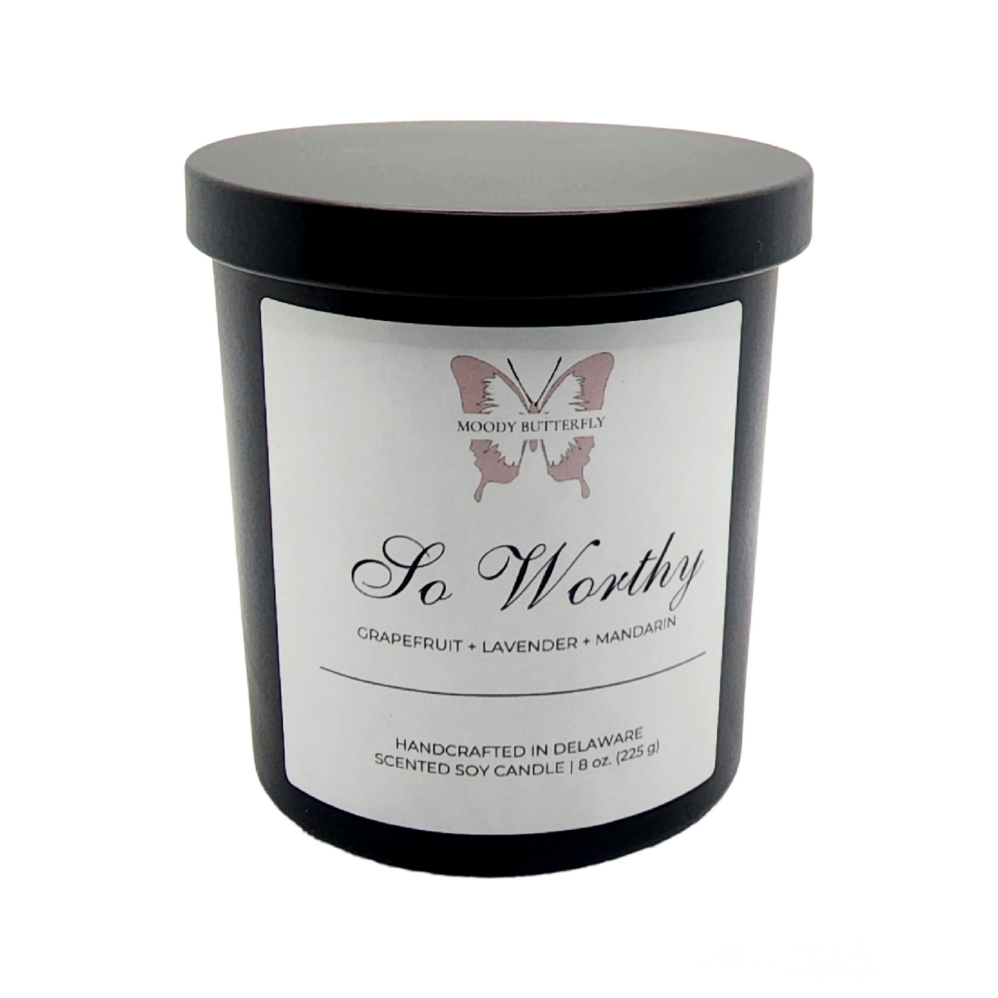 So Worthy Scented Soy Candle (Self-Love) | Verses and Scents Self Acceptance Collection